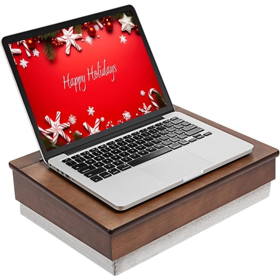 Schoolhouse Lap Desk with Storage Compartments - Acacia Wood - Java