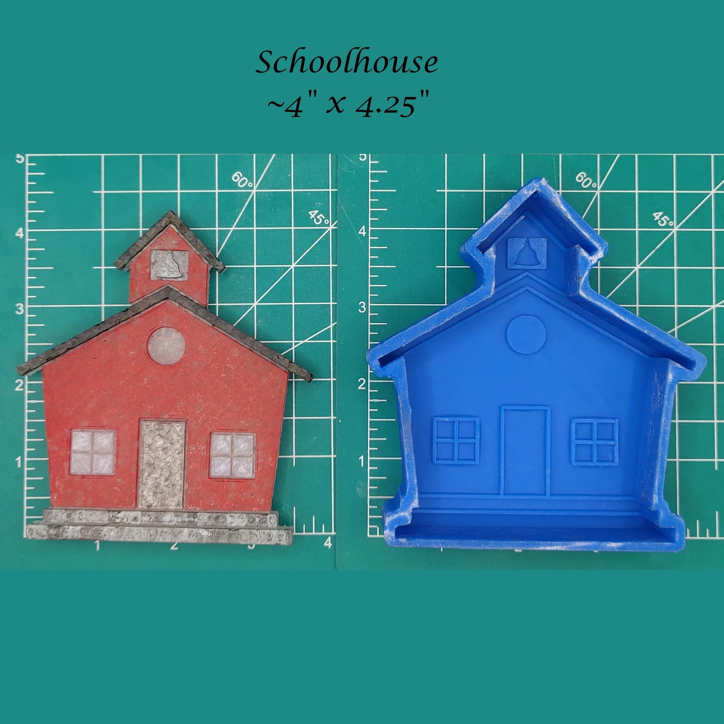 Schoolhouse Silicone Freshie Mold