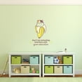 thumbnail image 1 of Schooling Banana Cat Cute Quote Cartoon Quotes Decors Wall Sticker Art Design Decal for Girls Boys Kids Room Bedroom Nursery Kindergarten Home Decor Stickers Wall Art Vinyl Decoration (30x15 inch), 1 of 1