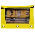 thumbnail image 1 of Schoolio Yellow Pencil Case for Kids Zipper Pencil Pouch for 3 Ring Binder, 1 of 6