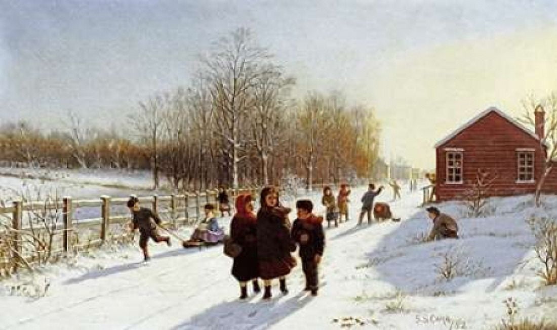 Schools Out Canvas Art - Samuel S Carr (24 x 36)