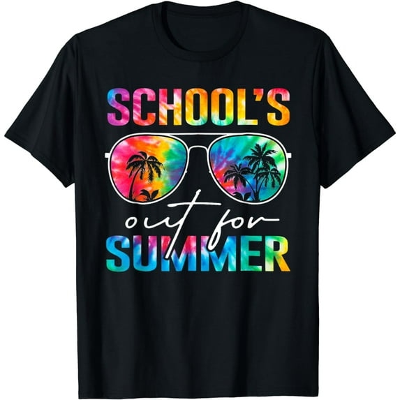 Schools Out For Summer Tie Dye Last Day Of School Teacher T-Shirt