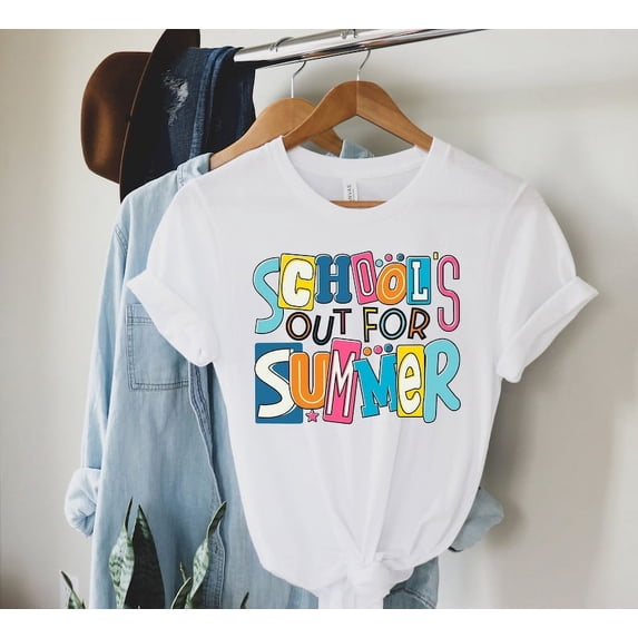 Schools Out For Summer Shirt, Last Day of School, End Of School Year, Goodbye School, Teacher Off Duty, Teacher Mode Tee, Teacher Summer Tee TH-A150535