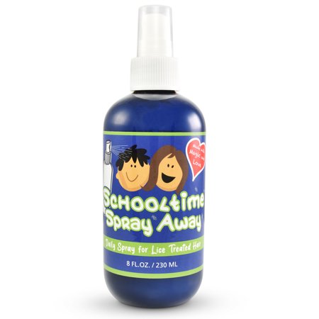 Schooltime Spray Away After Treatment and Maintenance Mist | Non-Toxic and Pesticide Free | 8 Ounce Bottle