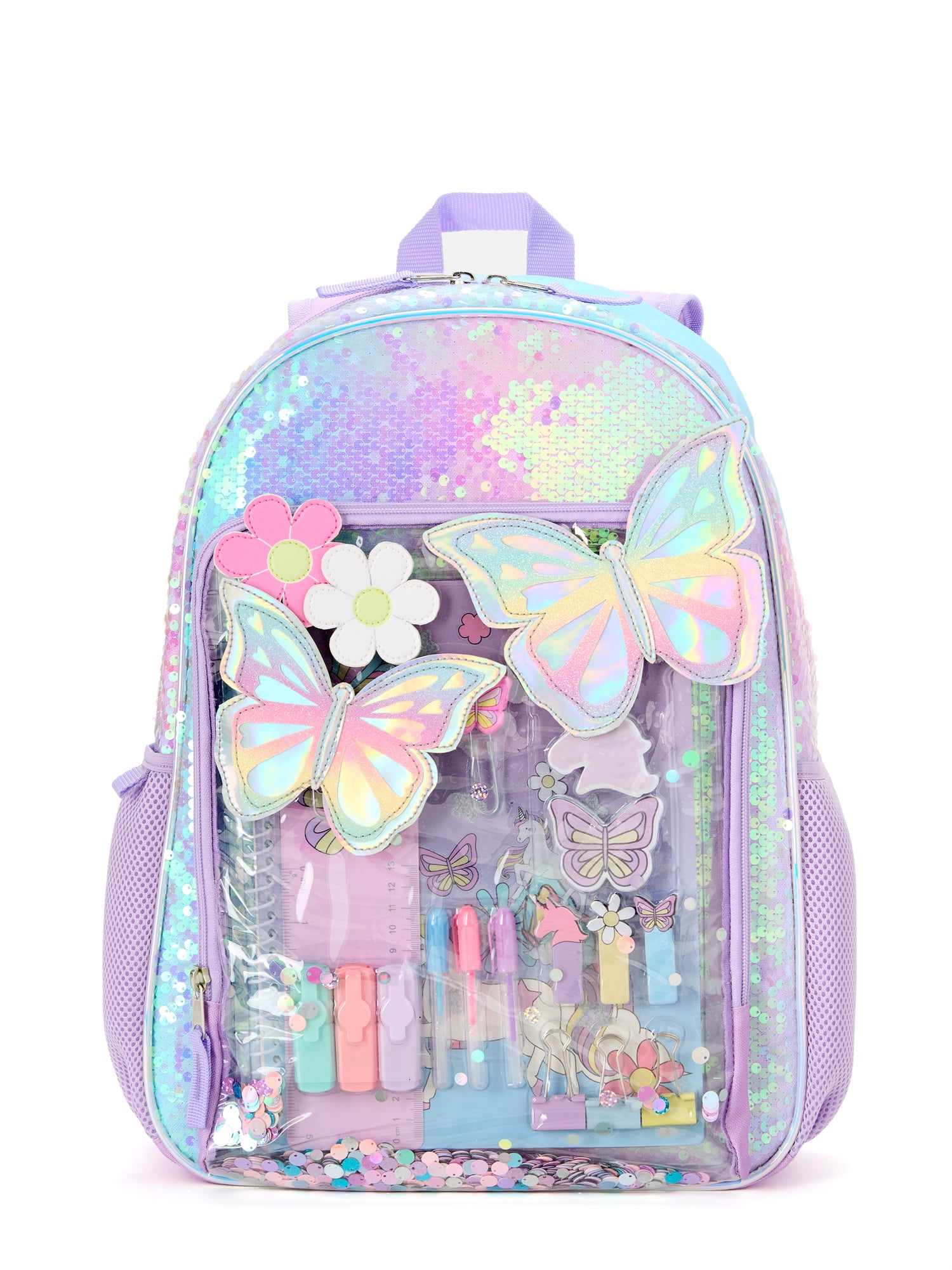 Schoolyard Vibes 17" Kids Backpack with Stationary Set