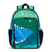 Schoolyard Vibes Unicorn Girls 17" Sequin Stationary Kids Backpack Set, Blue