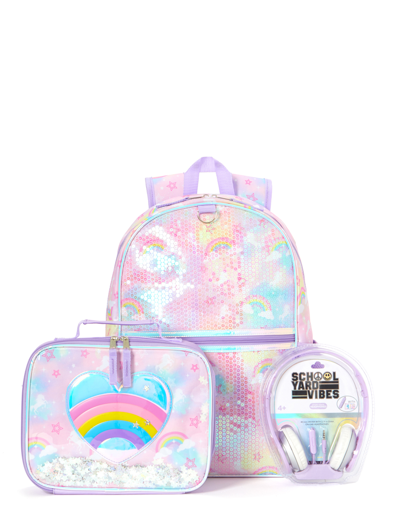 Fashion Acces Bazaar Backpack Rainbow Hearts