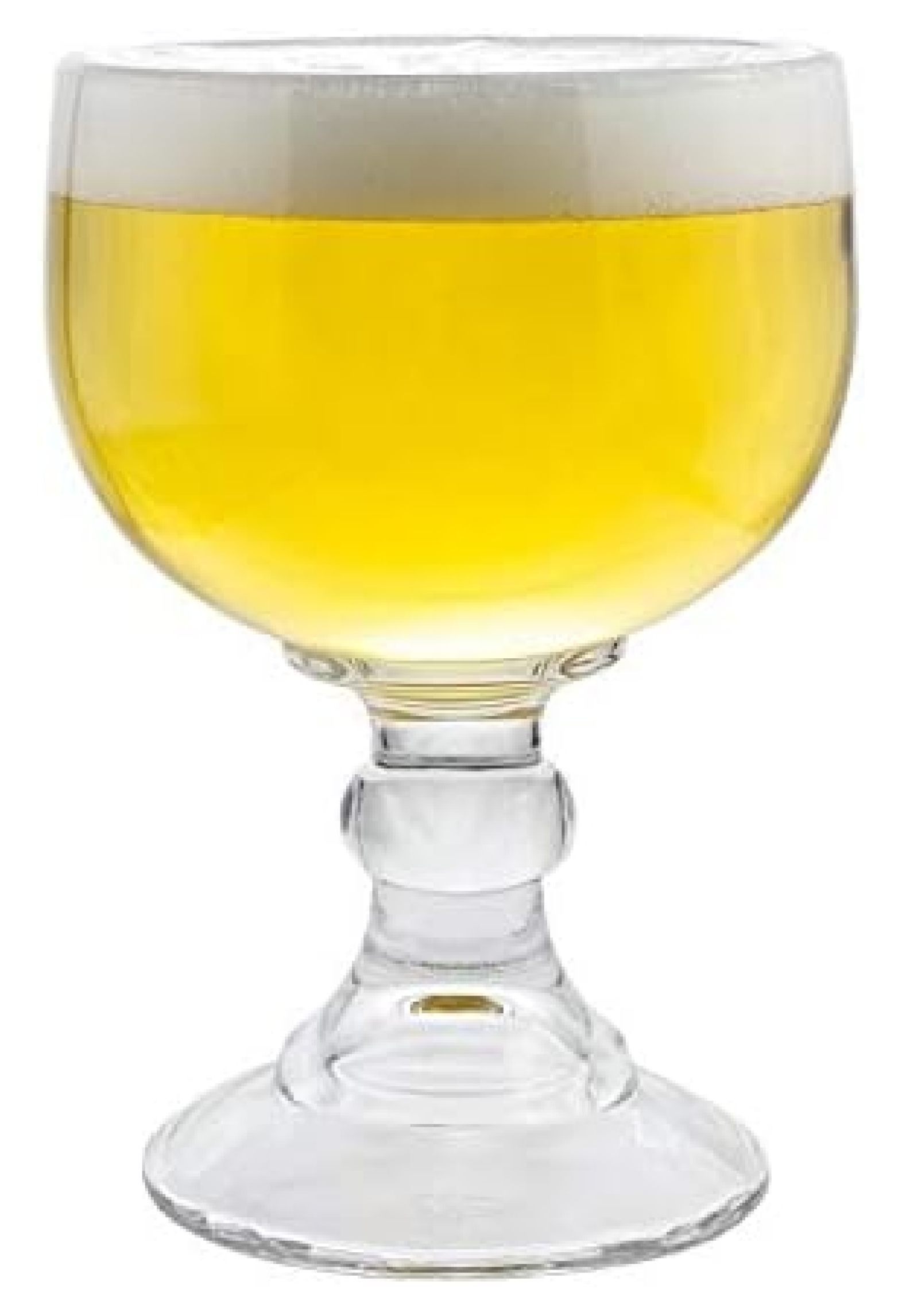 Schooner Beer Glass 21 Oz Extra Large Goblet Crystal ZERO LEAD Shrimp
