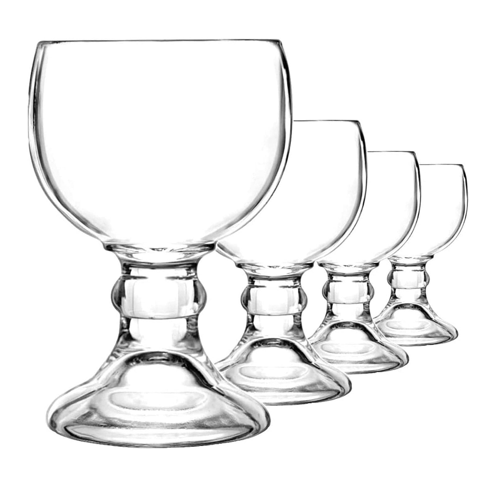 Schooner Beer Glass Large 18oz Glass Chalice Durable & Versatile