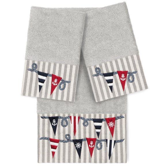 Schooner Embellished Towel