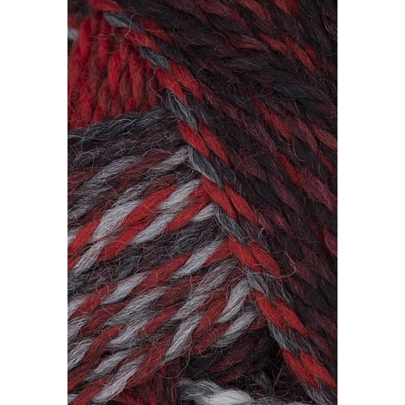 Schoppel Wolle - Zauberball Starke 6 Knitting Yarn - Red/ Gray (# 2337)
