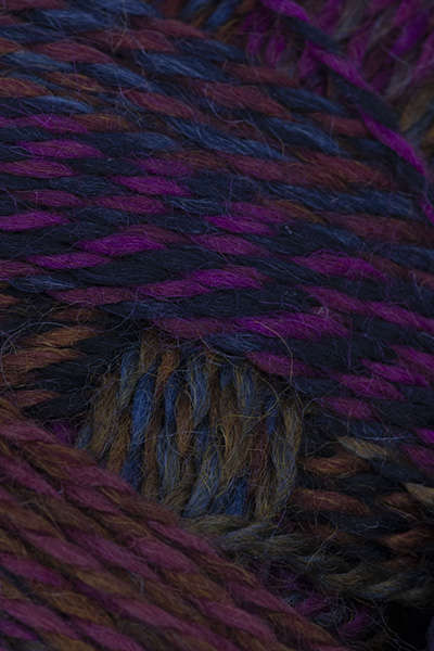 Schoppel Wolle - Zauberball Starke 6 Knitting Yarn - Maroon/ Grays/ Rust (# 2248)