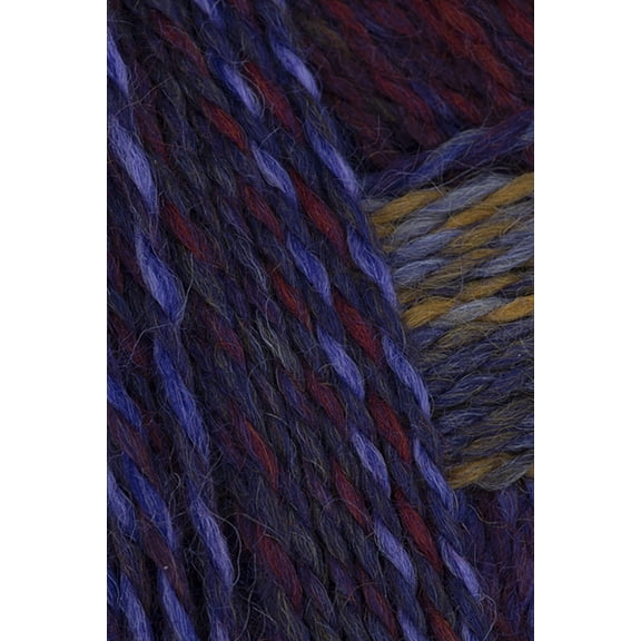 Schoppel Wolle - Zauberball Starke 6 Knitting Yarn - Periwinkle/ Rust/ Red (2311)