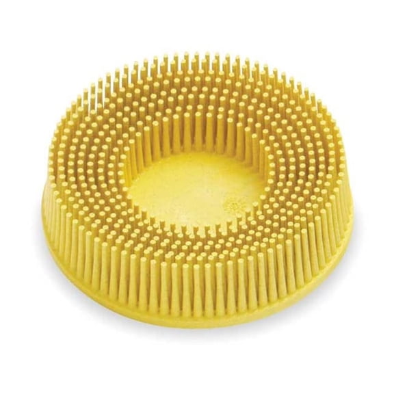 Schotch-Brite 3" Roloc Bristle Disc, 80 Grit, Brown, EA (405-048011-18736)