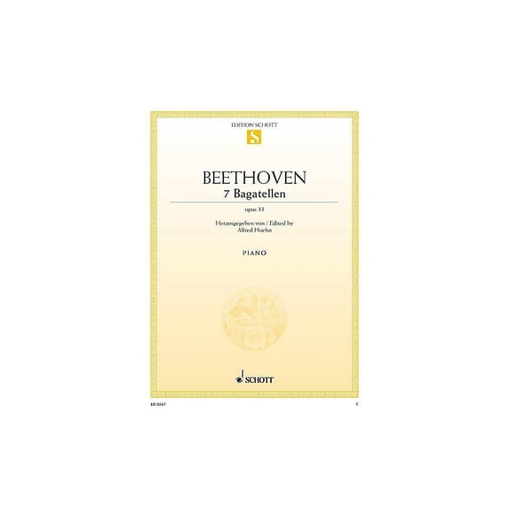 Schott 7 Bagatelles, Op. 33 Schott Series