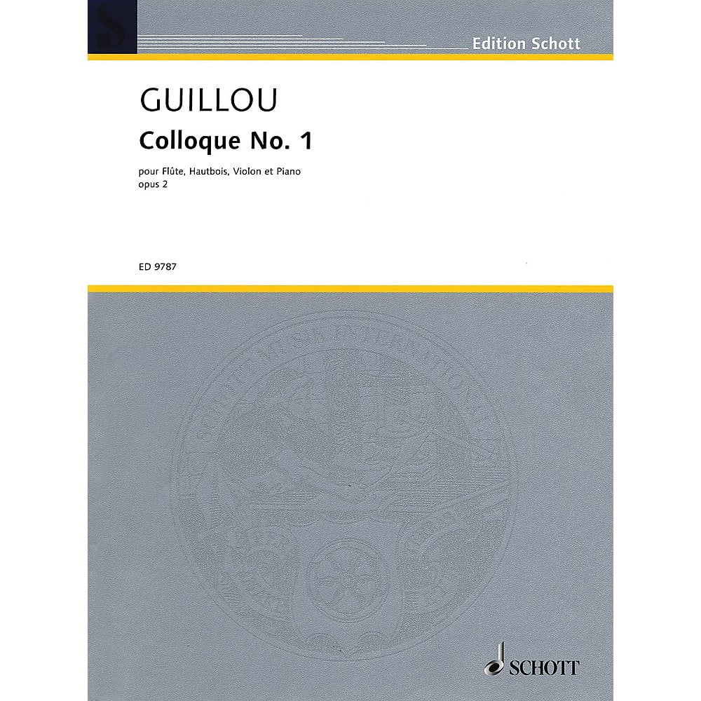 Schott Colloque No. 1, Op. 2 (Score and Parts) Schott Series Softcover Composed by Jean Guillou