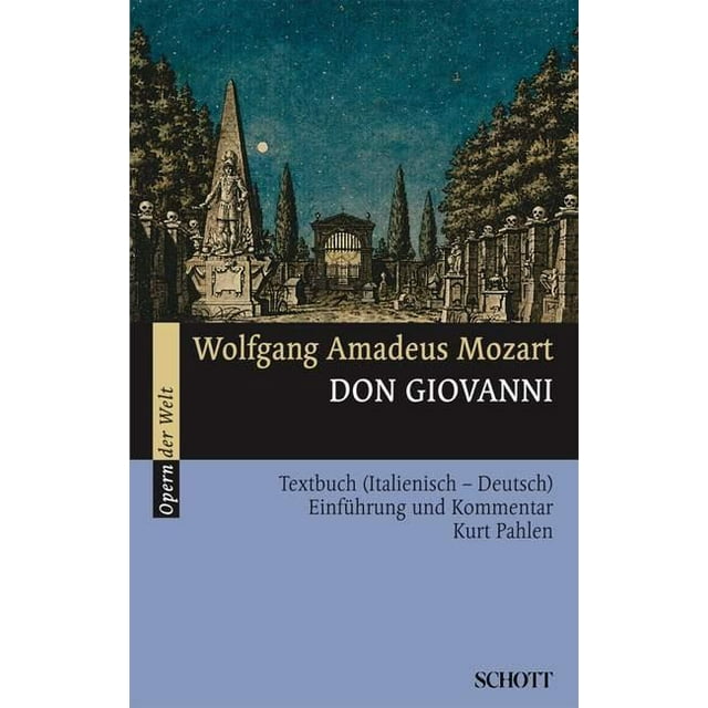 Schott Mozart Wa Don Giovanni Schott Series Softcover  by Mozart