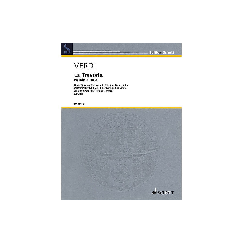 Schott Prelude and Finale Ensemble Series Softcover Composed by Giuseppe Verdi Arranged by Siegfried Schwab