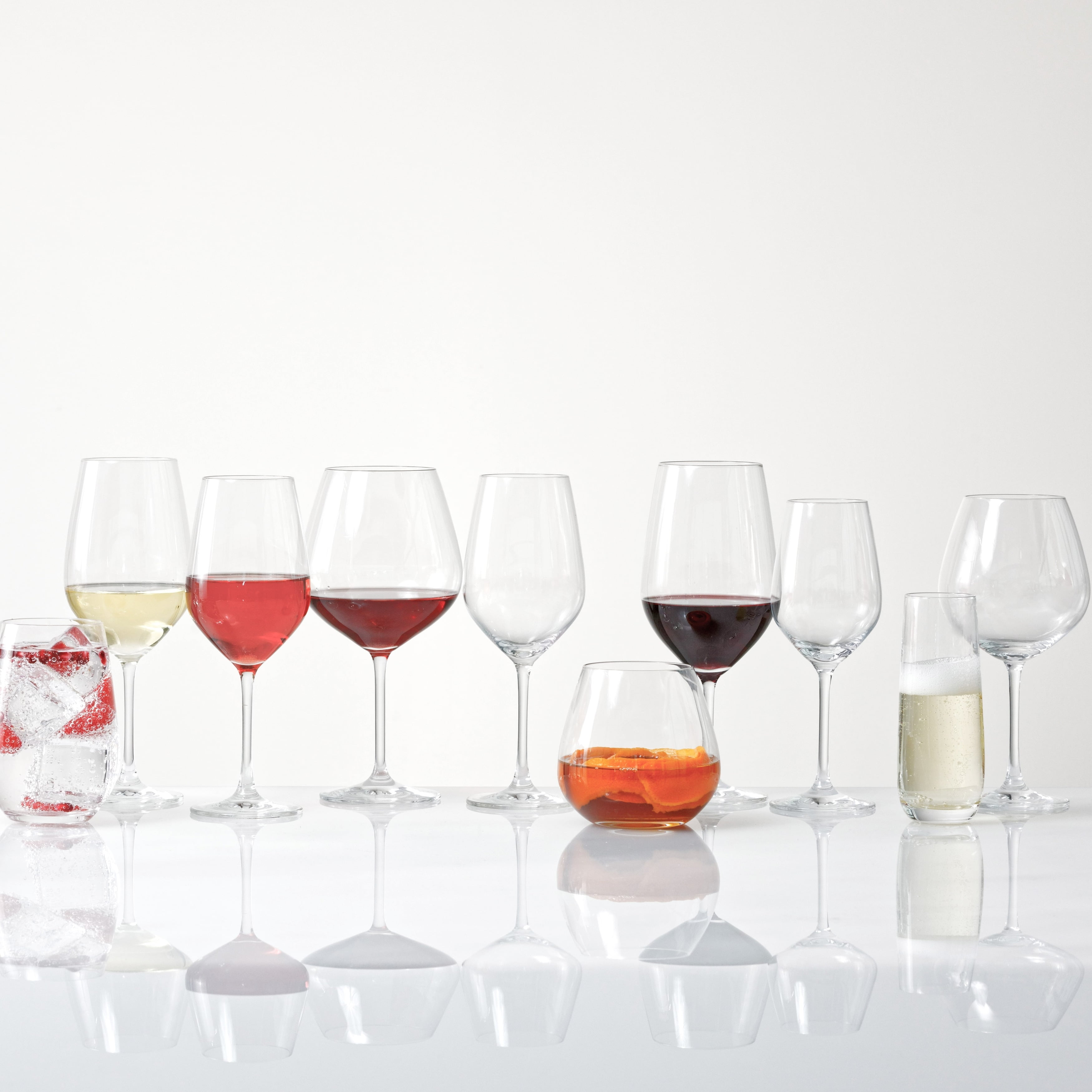 Forte 9 oz. Crystal White Wine Glass Set