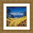 thumbnail image 1 of Schottler, Katharina 12x12 Gold Ornate Wood Framed with Double Matting Museum Art Print Titled - The sea and birds, 1 of 4