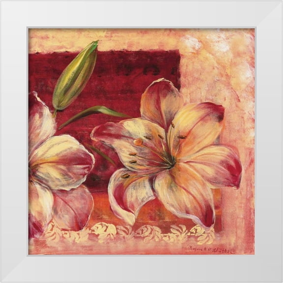 Schottler, Katharina 12x12 White Modern Wood Framed Museum Art Print Titled - Classic Flower lV