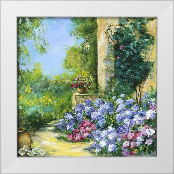 Schottler, Katharina 12x12 White Modern Wood Framed Museum Art Print Titled - Judiths Garden