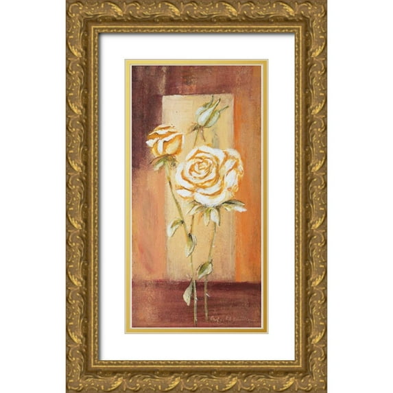 Schottler, Katharina 14x24 Gold Ornate Wood Framed with Double Matting Museum Art Print Titled - Botanical ll