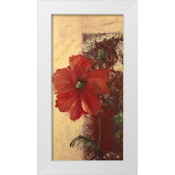 Schottler, Katharina 14x24 White Modern Wood Framed Museum Art Print Titled - Redfloral I