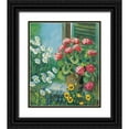 thumbnail image 1 of Schottler, Katharina 15x17 Black Ornate Wood Framed with Double Matting Museum Art Print Titled - Flowers at your window, 1 of 4