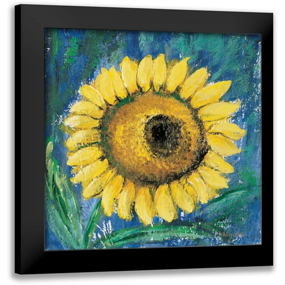 Schottler, Katharina 20x20 Black Modern Framed Museum Art Print Titled - Sunflower