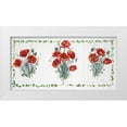 thumbnail image 1 of Schottler, Katharina 24x14 White Modern Wood Framed Museum Art Print Titled - Deco floral I, 1 of 4