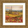 thumbnail image 1 of Schottler, Katharina 26x26 Gold Ornate Wood Framed with Double Matting Museum Art Print Titled - Trytic II, 1 of 4