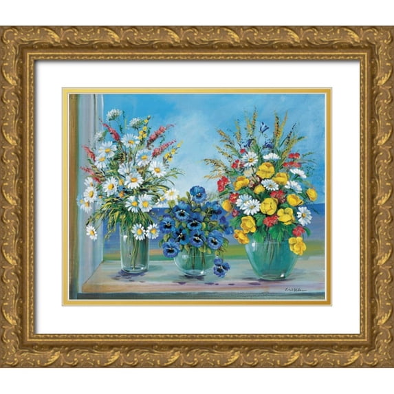 Schottler, Katharina 31x26 Gold Ornate Wood Framed with Double Matting Museum Art Print Titled - Collective creations