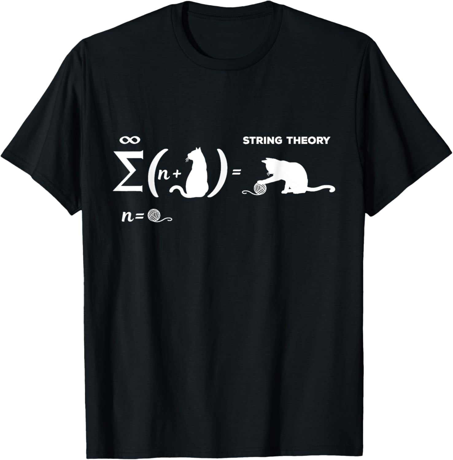 Schrödinger String Theory Cat Physicist Quantum Mechanics TShirt
