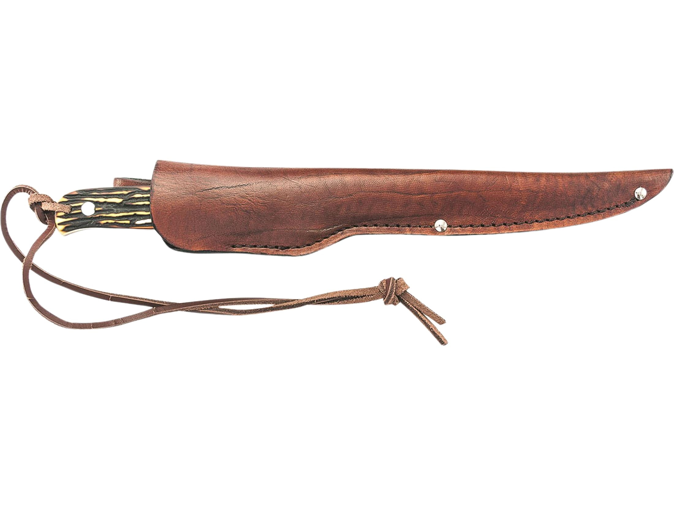 Uncle Henry 168UH Stagalon Fixed Blade Knife, Clam
