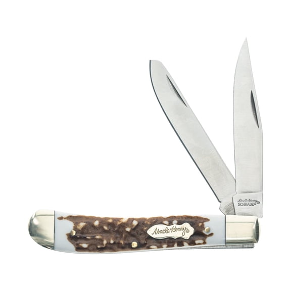 Uncle Henry 285UH Pro Trapper Next Gen Pocket Knife 3.125" Clip Point 7Cr17MoV Polished Blade Polymer Handle Brown