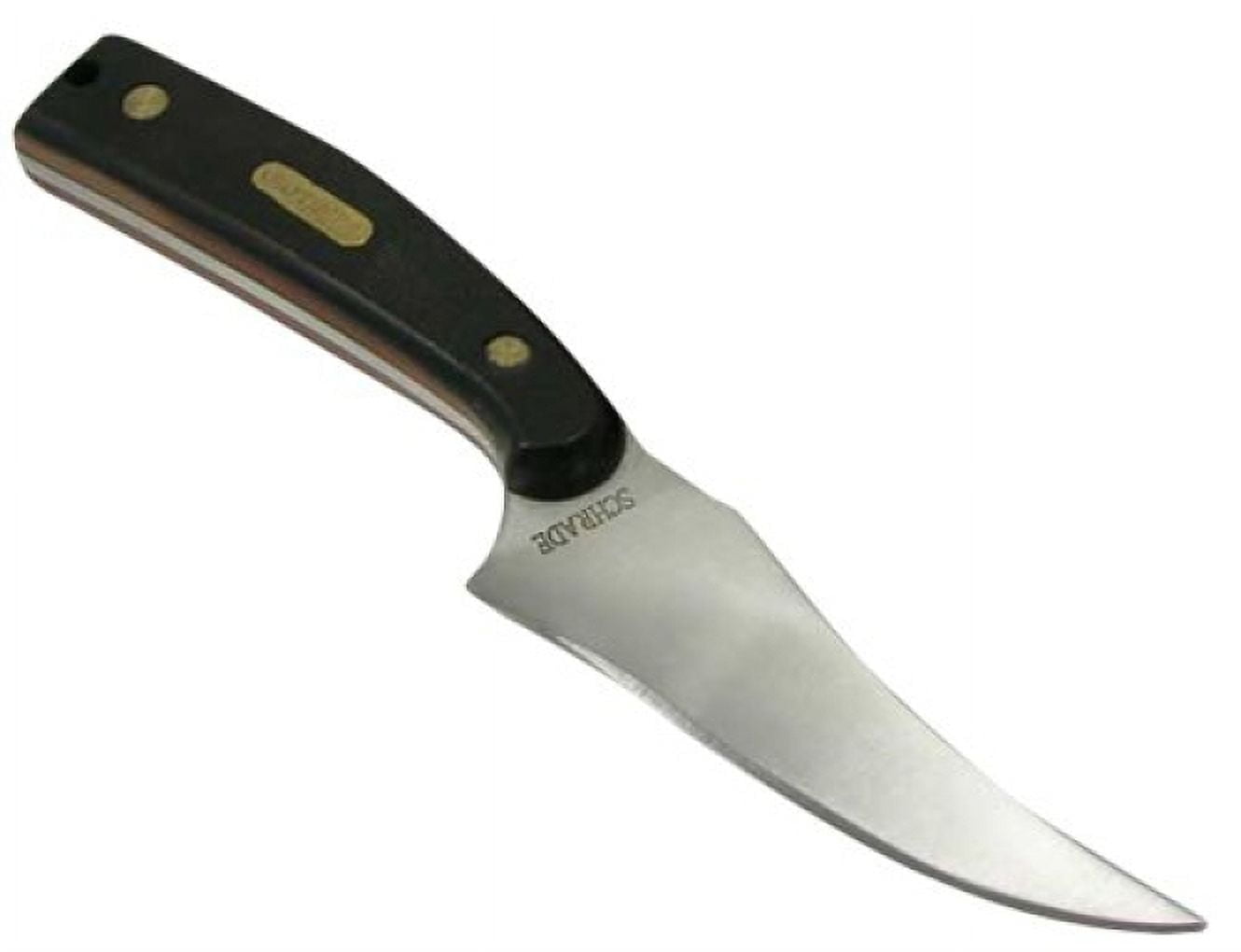 Schrade 152OT Fixed Blade Knife 3.3 in L x 0.14 in W Blade 1-Blade Black Handle