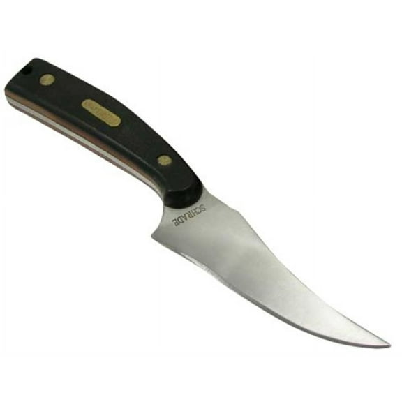 Schrade 152OT Fixed Blade Knife 3.3 in L x 0.14 in W Blade 1-Blade Black Handle