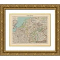 thumbnail image 1 of Schrader 14x12 Gold Ornate Wood Framed with Double Matting Museum Art Print Titled - Central Europe - Schrader 1908, 1 of 4