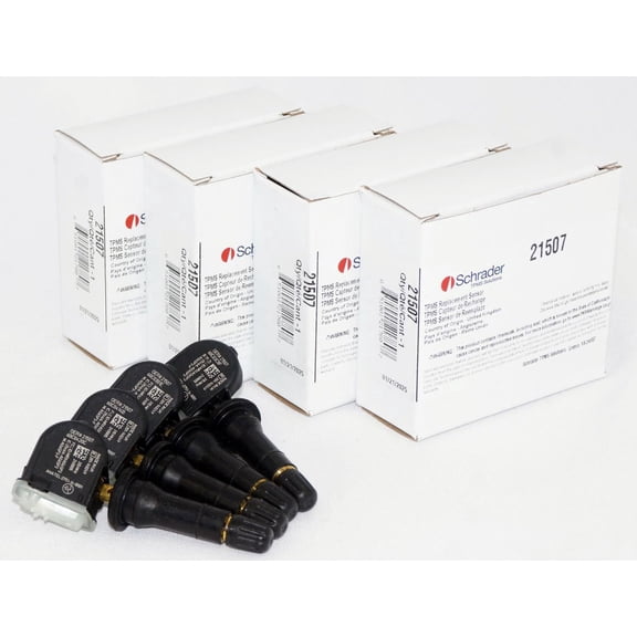 Schrader 21507 TPMS Sensor - 315MHz OE Replacement for Chevy/GMC/Buick (4 Pack)