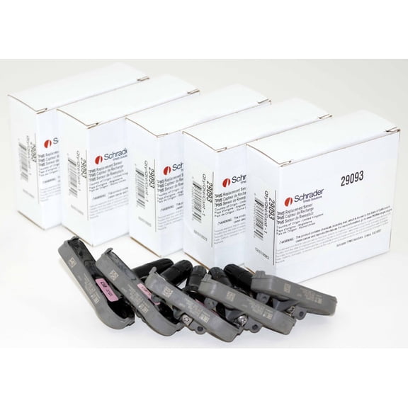 Schrader 29093 TPMS Sensor - 433MHz OE Replacement for Jeep Wrangler JL/Gladiator (Including Spare) - Set of 5