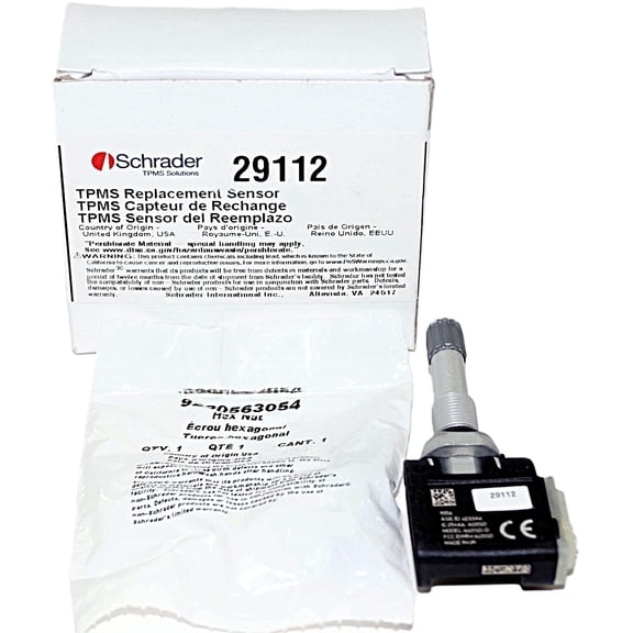 Schrader Automotive 29112 TPMS Sensor Clamp-In 315MHz - Fits select Toyota, Jaguar