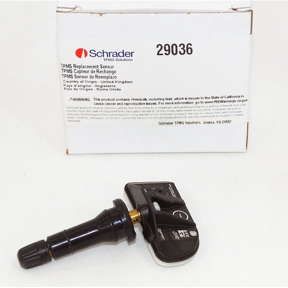 Schrader TPMS Sensor 29036 Snap-in Gen6 315MHz fits select 19-21 Ford