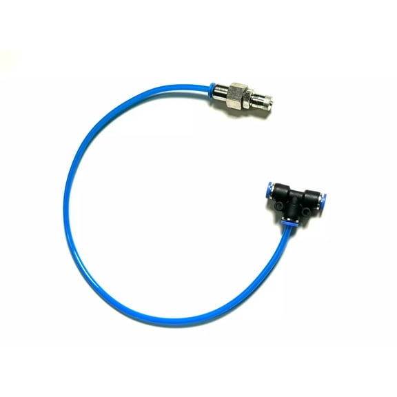 Schrader / Tire Valve to Push-Fit T-Piece Kit - 4mm Air Suspension Fix Kit - Car Suspension Compressor Bypass Kit, Self Levelling / EAS Error Fix Kit # TMH4KIT Compatible with Audi A6 / Q7 / Allroad