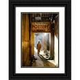 thumbnail image 1 of Schram, Olivier 18x24 Black Ornate Wood Framed with Double Matting Museum Art Print Titled - Pottery Bazaar, 1 of 4
