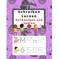 thumbnail image 1 of Schreibheft A: Schreiben Lernen Buchstaben und Zahlen: AktivitÃ¤tsbuch fÃ¼r Kinder ab 3 Jahren - Bringen Sie Ihren Kindern bei, auf spiel, Book 10, (Paperback), 1 of 1