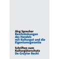 thumbnail image 1 of Schriften Zum Kulturgüterschutz / Cultur Beschränkungen Des Handels Mit Kulturgut Und Die Eigentumsgarantie, (Hardcover), 1 of 1