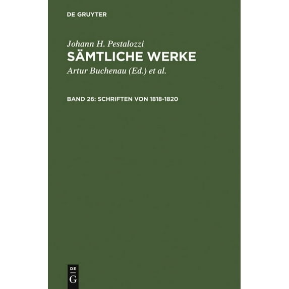 Schriften von 1818-1820, (Hardcover)