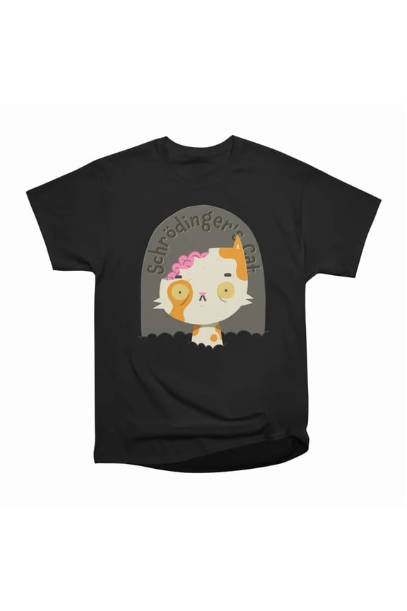 Schrodinger Zombie Cat T-Shirt Tee Gift For Him Merch For Her Apparel For Friend