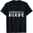 thumbnail image 1 of Schrodinger's Cat Is Alive Dead Paradox Science Geek T-Shirt, 1 of 3